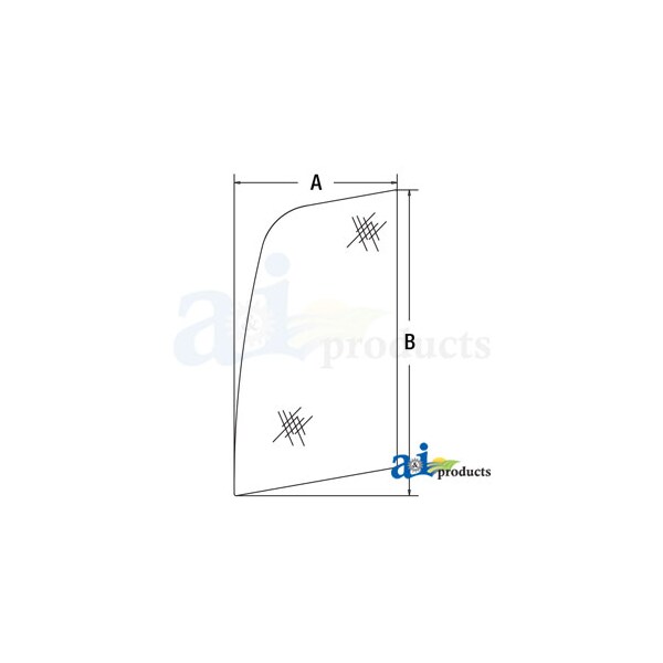 Glass, Upper Door Front 37" x23" x2"